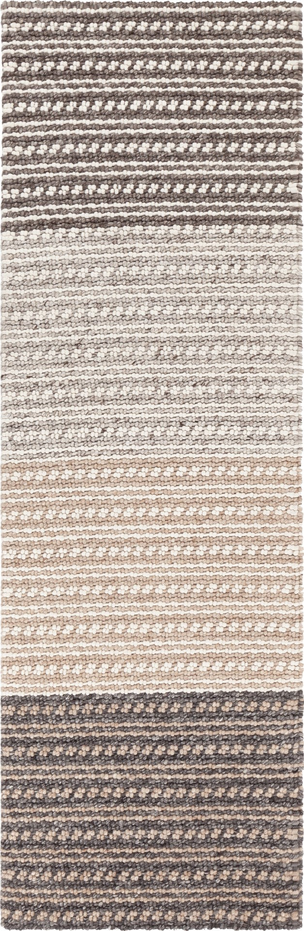 Chandra Rugs Hand Woven Contemporary Rug - Elevate Your Space With Unique Texture And Artisanal Charm Today! Silver,White Wool,Viscose Suz55601-79106