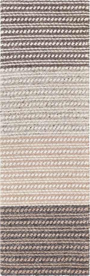 Chandra Rugs Hand Woven Contemporary Rug - Luxurious Artistry And Texture For A Sophisticated Home Makeover Taupe,White Wool,Viscose Suz55600-79106