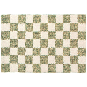 Trans Ocean Liora Manne Savannah Indoor Hand-tufted Wool Area Rug – Elegant Checkerboard Design For Modern Homes Sage Wool Pile Svh23951316