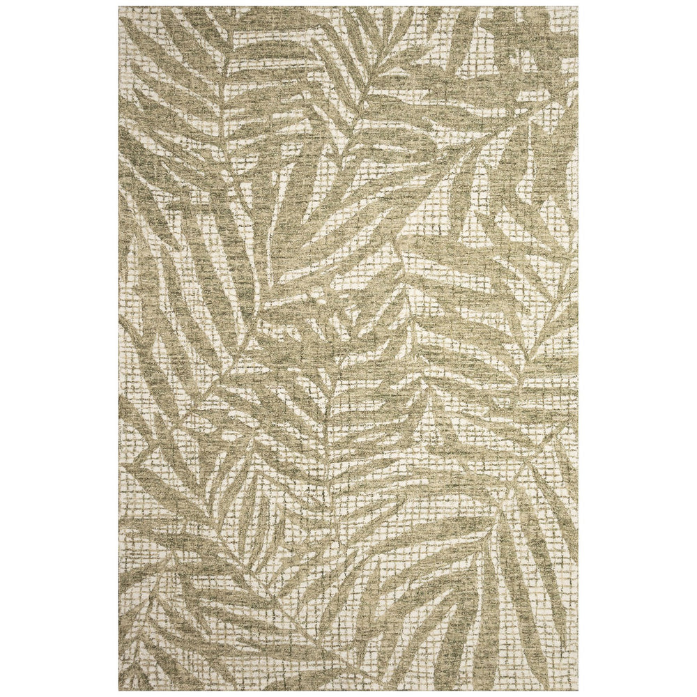 Trans Ocean Liora Manne Savannah Indoor Area Rug - Luxurious Hand-tufted Wool Botanical Design For Elegance Sage Wool Pile Svh46950016