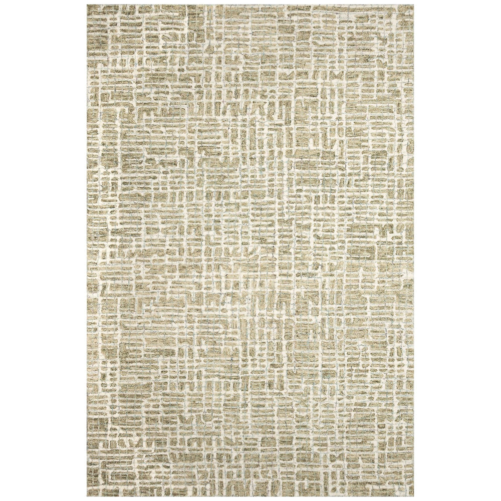 Trans Ocean Liora Manne Savannah Grid Indoor Area Rug - Chic Hand-tufted Wool Design For Modern Living Spaces Sage Wool Pile Svh57951216