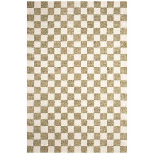 Trans Ocean Liora Manne Savannah Indoor Hand-tufted Wool Area Rug – Elegant Checkerboard Design For Modern Homes Sage Wool Pile Svh57951316