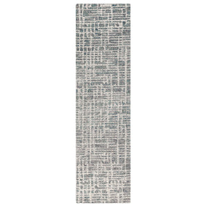 Trans Ocean Liora Manne Savannah Grid Indoor Area Rug - Chic Hand-tufted Wool Design For Modern Living Spaces Blue Wool Pile Svhr8951204