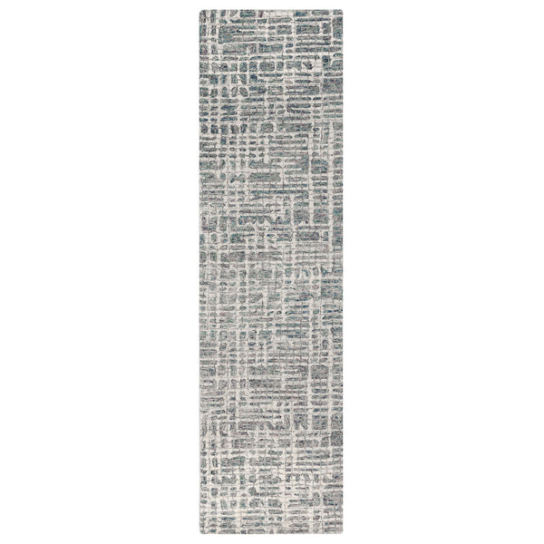 Trans Ocean Liora Manne Savannah Grid Indoor Area Rug - Chic Hand-tufted Wool Design For Modern Living Spaces Blue Wool Pile Svhr8951204
