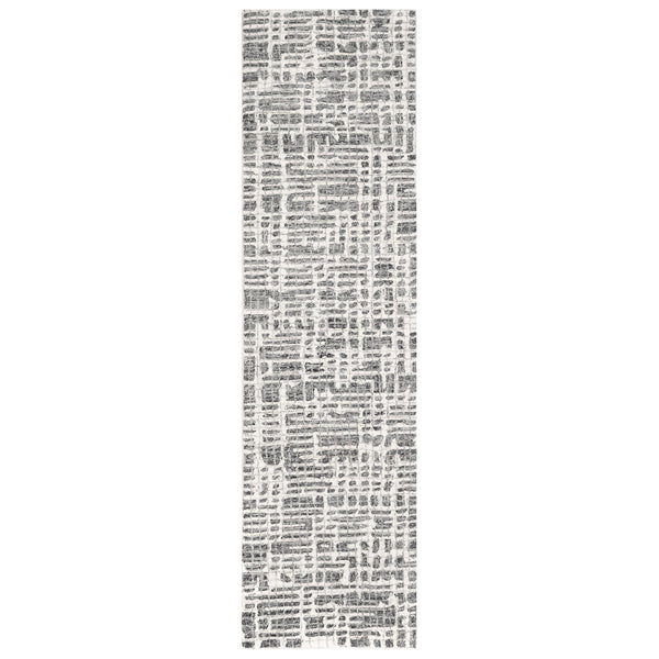 Trans Ocean Liora Manne Savannah Grid Indoor Area Rug - Chic Hand-tufted Wool Design For Modern Living Spaces Grey Wool Pile Svhr8951247
