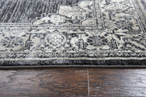 Alora Decor Swagger Medallion Runner Rug 2'3"X7'7" Power-Loomed Polypropylene Rizlon Yarn Stain-Resistant Elegance SWGSW100733062377