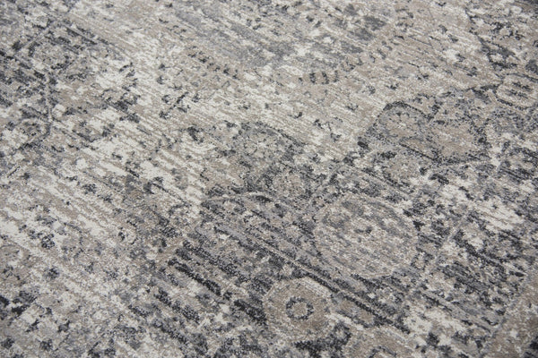 Alora Decor Swagger Distressed Medallion Runner Rug 2'3"X7'7" - Power-Loomed Rizlon Polypropylene, Durable Plush SWGSW101033552377