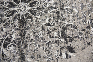 Alora Decor Swagger Transitional Runner Rug 2'3"X7'7" Distressed Medallion Taupe-Brown Durable Heat-Set Polypropylene SWGSW1012TA332377
