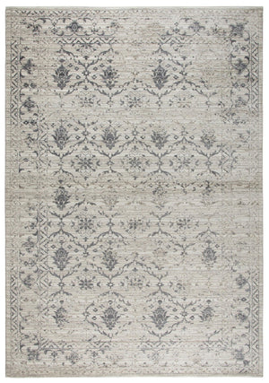 Alora Decor Swagger Transitional Beige Medallion Floral Rug - Power-Loomed Polypropylene, Durable Low-Maintenance Appeal 3'3" x 5'3" SWGSW101455043353