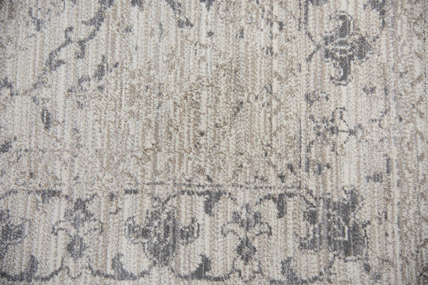 Alora Decor Swagger Transitional Beige Medallion Floral Rug - Power-Loomed Polypropylene, Durable Low-Maintenance Appeal 3'3" x 5'3" SWGSW101455043353