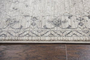 Alora Decor Swagger Beige Runner Rug - 2'3"X7'7" Power-Loomed Polypropylene, Rustic Medallion Design, Durable Elegance SWGSW101455042377
