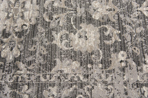 Alora Decor Swagger Gray Mina-Khani Runner Rug, Power-Loomed 100% Heat-Set Polypropylene, Durable Slate Gray Pattern (2'3" X 7'7") SWGSW101533TA2377