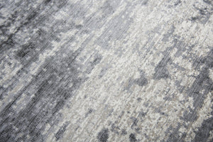 Alora Decor Swagger Contemporary Abstract Brown Taupe Slate Rug — Power-Loomed Rizlon Polypropylene, Durable Urban Chic 6'7" x 9'6" SWGSW101742TA6796