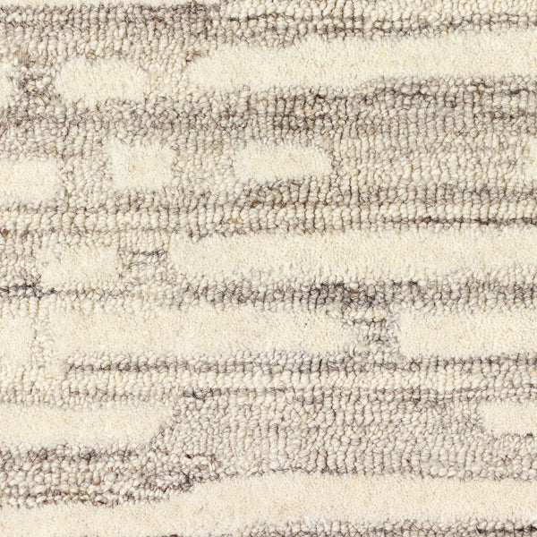 Trans Ocean Liora Manne Madison Shadow Area Rug 2' X 7'6" - Hand Tufted Wool With Stylish Transitional Stripes Natural Wool Mair8956012