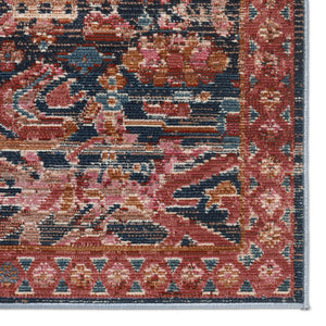 Jaipur Living Swoon Maven Swo05 Powerloomed Machinemade 100% Polyester Moroccan / Bohemian Oriental Outdoor Rug Pink, Blue 100% Polyester Rug150677