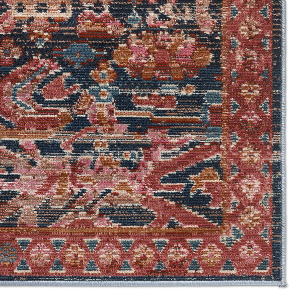 Jaipur Living Swoon Maven Swo05 Powerloomed Machinemade 100% Polyester Moroccan / Bohemian Oriental Outdoor Rug Pink, Blue 100% Polyester Rug150677