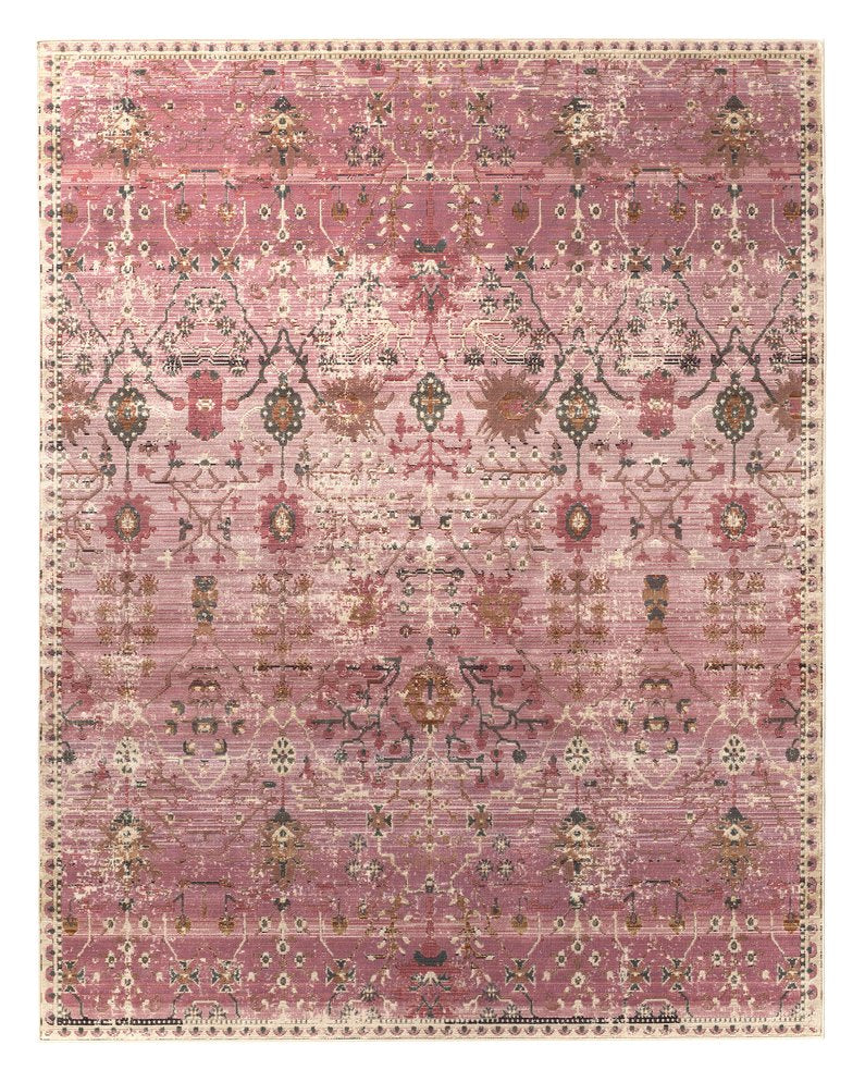 Jaipur Living Swoon Elva Swo06 Powerloomed Machinemade 100% Polyester Moroccan / Bohemian Oriental Outdoor Rug Pink 100% Polyester Rug150685