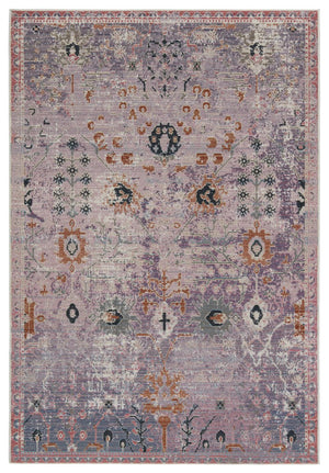 Jaipur Living Swoon Elva Swo07 Powerloomed Machinemade 100% Polyester Moroccan / Bohemian Oriental Outdoor Rug Purple, Pink 100% Polyester Rug150691