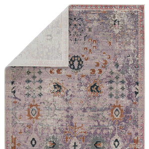 Jaipur Living Swoon Elva Swo07 Powerloomed Machinemade 100% Polyester Moroccan / Bohemian Oriental Outdoor Rug Purple, Pink 100% Polyester Rug150691
