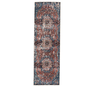 Jaipur Living Vibe by Jaipur Living Akela Turkish Medallion Polyester Indoor Outdoor Accent Rug 2'6"X8' RUG150652