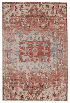 Jaipur Living Vibe by Jaipur Living Priyah Medallion Polyester Indoor Outdoor Rug Vintage Turkish Style 4'X5'7" RUG150663