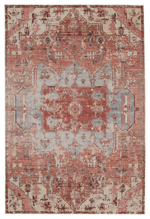 Jaipur Living Vibe by Jaipur Living Priyah Medallion Polyester Indoor Outdoor Rug Vintage Turkish Style 4'X5'7" RUG150663