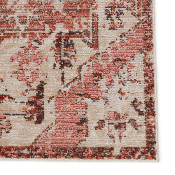 Jaipur Living Vibe by Jaipur Living Priyah Medallion Polyester Indoor Outdoor Rug Vintage Turkish Style 4'X5'7" RUG150663