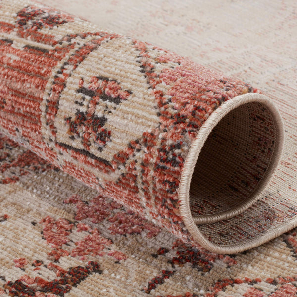 Jaipur Living Vibe by Jaipur Living Priyah Medallion Polyester Indoor Outdoor Rug Vintage Turkish Style 4'X5'7" RUG150663