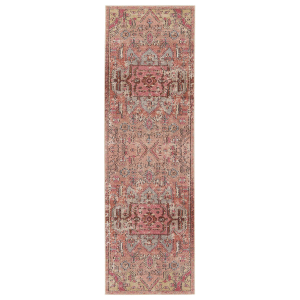 Jaipur Living Vibe by Jaipur Living Priyah Medallion Polyester Indoor Outdoor Rug Vintage Turkish Style 2'6"X8' RUG150659