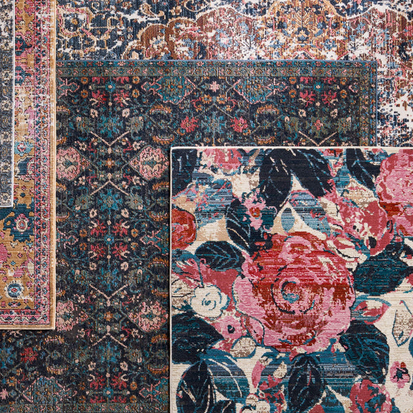 Jaipur Living Vibe by Jaipur Living Illiana Floral Polyester Indoor Outdoor Rug Romantic Turkish Style 4' x 5'7" RUG153203