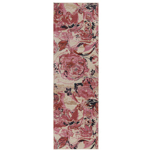 Jaipur Living Vibe by Jaipur Living Hermione Floral Polyester Rug for Indoor Outdoor Spaces 2'6" x 8' RUG153206