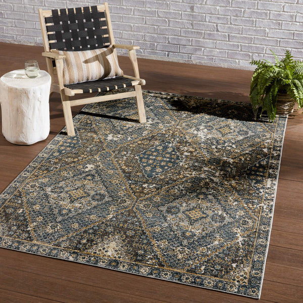 Jaipur Living Vibe by Jaipur Living Julia Medallion Polyester Indoor Outdoor Rug Weathered Turkish Style 8' x 10' RUG153229