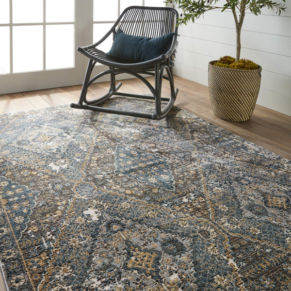 Jaipur Living Vibe by Jaipur Living Julia Medallion Polyester Indoor Outdoor Rug Weathered Turkish Style 8' x 10' RUG153229