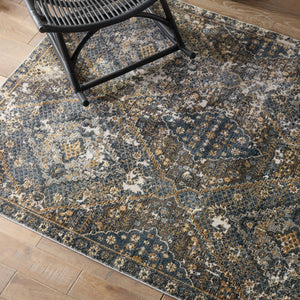 Jaipur Living Vibe by Jaipur Living Julia Medallion Polyester Indoor Outdoor Rug Weathered Turkish Style 8' x 10' RUG153229