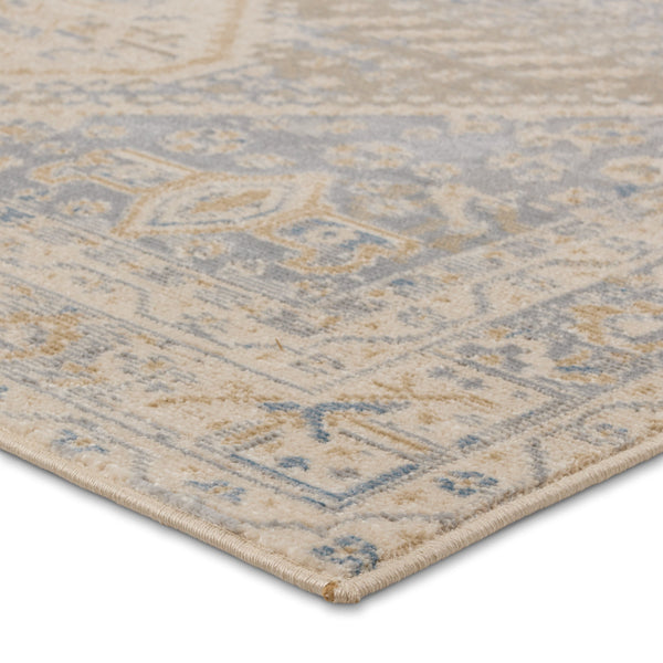 Jaipur Living Vibe by Jaipur Living Rush Medallion Polypropylene Indoor Outdoor Transitional Area Rug RUG156814