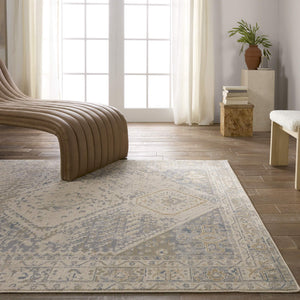 Jaipur Living Vibe by Jaipur Living Faded Medallion Indoor Outdoor Polypropylene Area Rug RUG156811