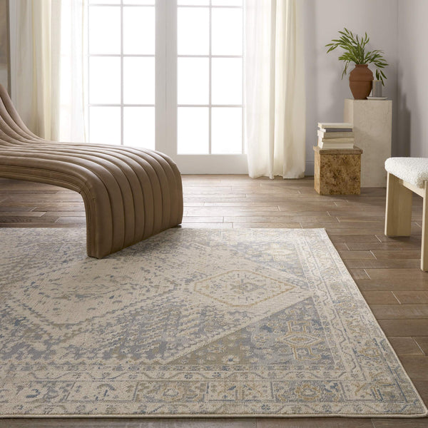 Jaipur Living Vibe by Jaipur Living Rush Medallion Polypropylene Indoor Outdoor Transitional Area Rug RUG156814
