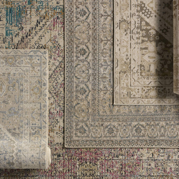 Jaipur Living Vibe by Jaipur Living Medallion Indoor Outdoor Rug Sun Faded Turkish Polypropylene RUG156809