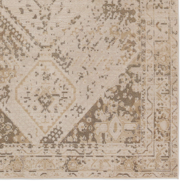 Jaipur Living Vibe by Jaipur Living Rush Medallion Indoor Outdoor Rug Turkish Inspired Polypropylene RUG156818