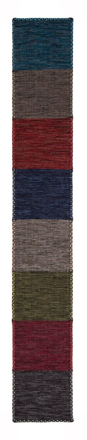 Chandra Rugs Hand-woven Reversible Cotton Rug – Unique Masterpiece For Cozy, Stylish Living Spaces & Home Décor Black Cotton Syb46000-576