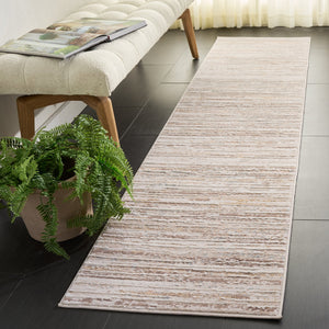 Safavieh Sydney Transitional Round Rug In Beige & Brown-Ivory — Low-Pile, Durable Power-Loomed Turkish Design 6'-6" x 6'-6" SYD400B-7R