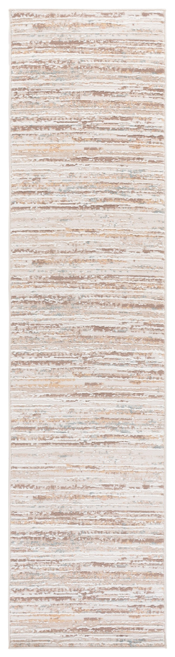 Safavieh Sydney Transitional Round Rug In Beige & Brown-Ivory — Low-Pile, Durable Power-Loomed Turkish Design 6'-6" x 6'-6" SYD400B-7R