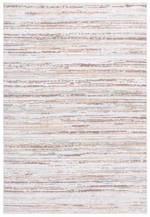 Safavieh Sydney Transitional Round Rug In Beige & Brown-Ivory — Low-Pile, Durable Power-Loomed Turkish Design 6'-6" x 6'-6" SYD400B-7R