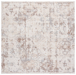Safavieh Sydney Transitional Beige Brown-Grey Area Rug — Low-Profile Power-Loomed Turkish Blend For Homes 8'-0" x 10'-0" SYD404B-8