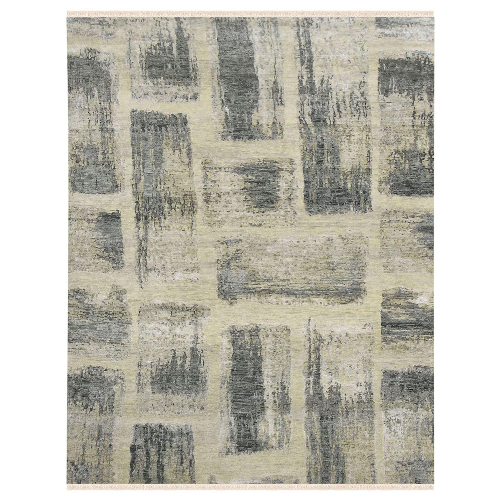 AMER Rugs Synergy Hand-knotted Wool Viscose Abstract Area Rug Artisan Carved Modern Accent SYN410203