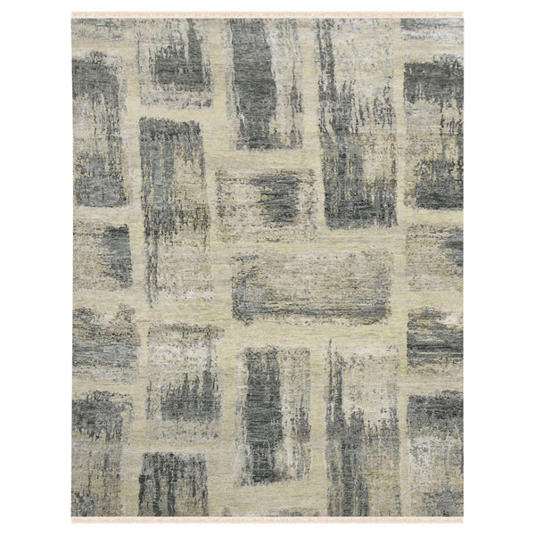AMER Rugs Synergy Hand-knotted Wool Viscose Abstract Area Rug Artisan Carved Modern Accent SYN410203