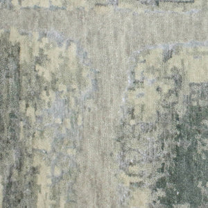 Synergy Hand-knotted Wool Viscose Abstract Area Rug Artisan Carved Modern Accent