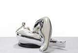 VIG Furniture SZ0228 Modern Silver Napping Lady Sculpture VGTHSZ0228-SLV