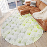Dalyn Rugs Seabreeze SZ5 Machine Made 100% Polyester Coastal Rug Lime-In 8' x 8' SZ5LM8RO