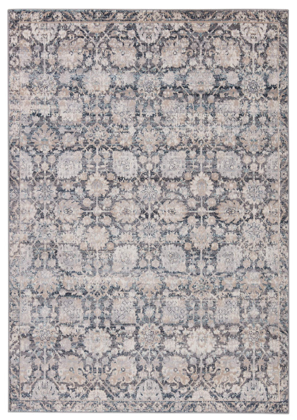Jaipur Living Vibe by Jaipur Living Sarzana Floral Oriental Polypropylene Rug with High-low Pile 9'X13' RUG148604